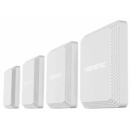 ACCESS POINT WI-FI AX1800 KEENETIC KN-3510 4-PACK VOYAGER PRO MESH, 2 PORTE 1GBPS, POE, MENÙ MULTI LINGUA-GAR.3Y