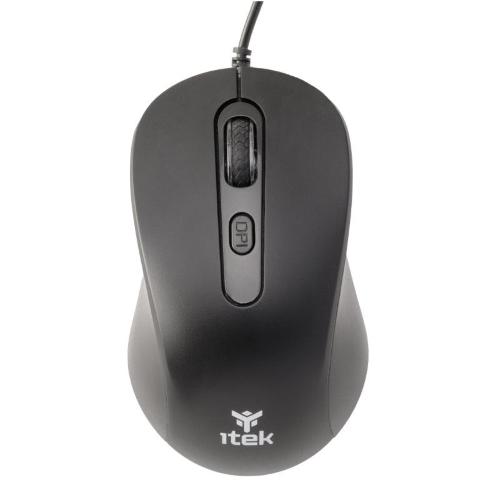 Mouse iTek CLK C01 - USB- Ottico- 3600DPI- 4 Tasti Silent Switch