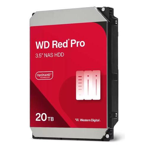 WESTERN DIGITAL HDD INTERNO 3.5 20TB WD RED PRO SATA 7200