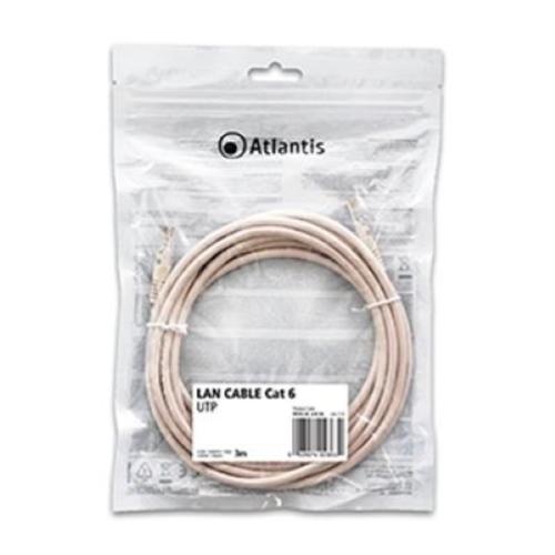 CAVO RETE CAT.6-UTP (cavo patch) ATLANTIS P019-LN_6-U-3A- 3Mt - EAN: 8026974023632