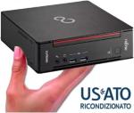 Mini Pc Usato Ricondizionato Fujitsu Esprimo Q558 Tiny cpu Intel i3-9100T ram 8GB ssd 256GB Windows 11 Professional