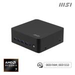 PC AI MSI MINI -1LT CUBI Z AI BAREBONE 8M-006BEU AMD Ryzen7 1xm.2 2xDDR5-5600(Max 64GB) 2xHDMI 4xUSB WiFi TPM VESA