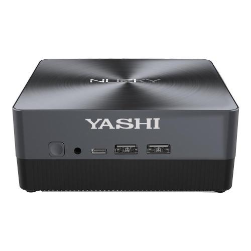 PC YASHI MINI NUCKY NY336 AMD Ryzen 3 3300U Active Fan Silver 8GB SO DDR4 256SSD W11Pro 4USB HDMI DP Glan Type C 2YO Fino:30/04