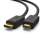 UGREEN Cavo DP maschio a HDMI maschio 1m (Black)