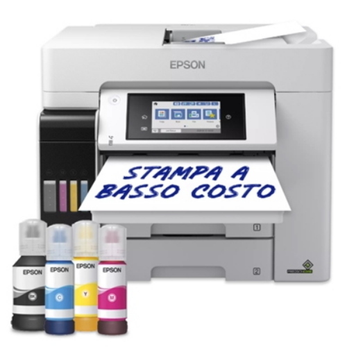 STAMPANTE EPSON MFC INK EcoTank ET-5885 Business C11CJ28405 A4 4in1 32PPM F/R 2x250FG ADF50 LCD PCL5 USB WiFi, WiFi DIRECT LAN