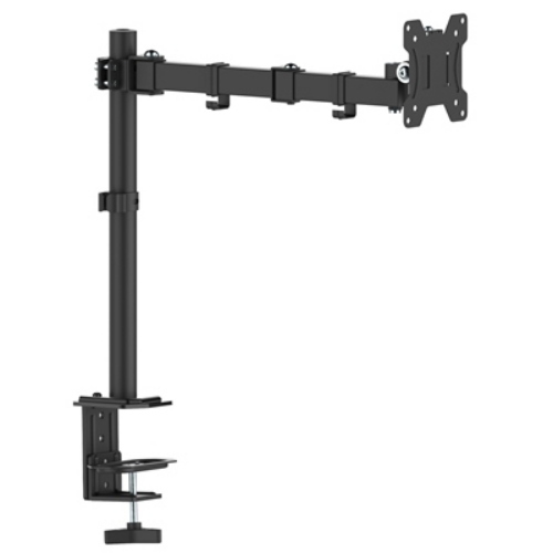SUPPORTO a braccio universale x Monitor 13-31" ATLANTIS P022-ED203AN NERO Fino a 8Kg-Triplo Snodo Orizz.-Vesa: 75x75 e 100x100