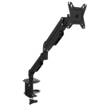 SUPPORTO a braccio universale a gas x Monitor 13-31"ATLANTIS P022-D306ASN NERO Fino 8Kg-Triplo Snodo Oriz.-Vesa: 75x75 e 100x100