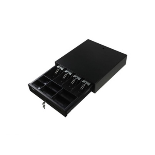 CASSETTO REGISTRATORE DI CASSA EQUIP 351010 x sistema POS, 4 scomp.x banconote/8 x monete, slot per monete rimov., co Fino:30/10