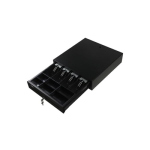 CASSETTO REGISTRATORE DI CASSA EQUIP 351010 x sistema POS, 4 scomp.x banconote/8 x monete, slot per monete rimov., co Fino:30/09