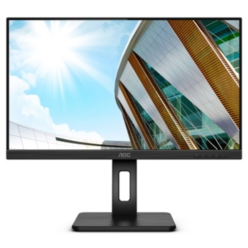 MONITOR AOC LCD IPS LED 23.8" WIDE FRAMELESS 24P2C 4ms MM FHD 1000:1 BLACK REG.ALT. Pivot HDMI DP USB-C Vesa