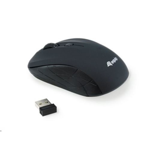 MOUSE X NB CORDLESS USB EQUIP 245108 OTTICO interruttore 800/1200/1600dpi- ric."nano size"-1 batteria AAA inclusa -NERO