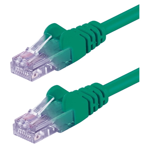 Cavo di rete Patch in Rame Cat. 5e Verde UTP 0,5 m