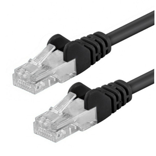 Cavo di rete Patch in CCA Cat. 6 Nero UTP 3 m