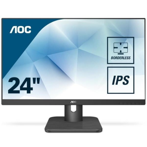 MONITOR AOC LCD IPS LED 23.8" WIDE 24E1Q 5ms MM FHD 1000:1 BLACK VGA HDMI DP Vesa Fino:31/08