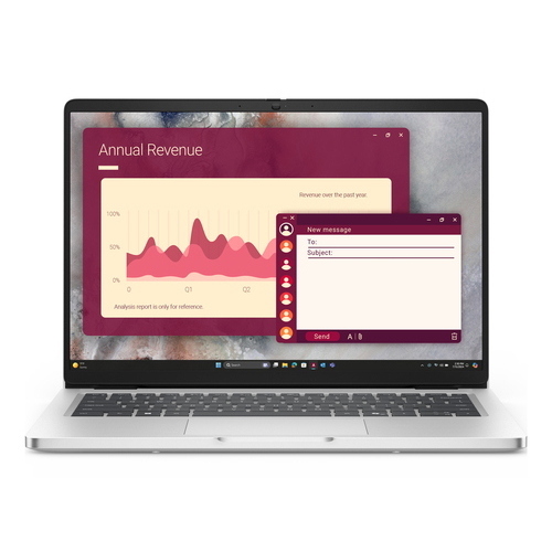 NB AI PC Dell Pro 14 PC14250 45WPV 14"FHD+ AG Ultra7-255U 32GBDDR5 512GBSSD W11Pro 1YOS noAC 4USB CAM Glan BT WiFi Fino:31/12