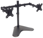 Supporto da Scrivania per 2 Monitor 13-32'' con Base e Doppio Snodo