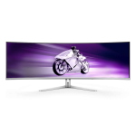 MONITOR PHILIPS CURVED QD OLED 240Hz 49" 49M2C8900/00 32:9 0,03ms MM Dual QHD 3000:1 SILVER 2xHDMI DP USB-C Hub USB Fino:30/09