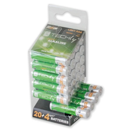 MULTIPACK 24 BATTERIE HIGH POWER MINI STILO AAA ALCALINE LR03 1,5V