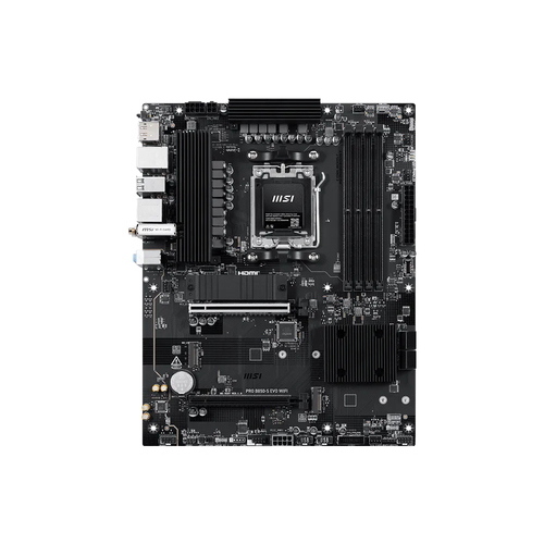 MB MSI PRO B850-S EVO WIFI AM5 4XDDR5-8200O.C. 1XPCIE5.0 3XM.2 4XSATA3 1XHDMI 1XDP 5GLAN WIFI7 BT ATX