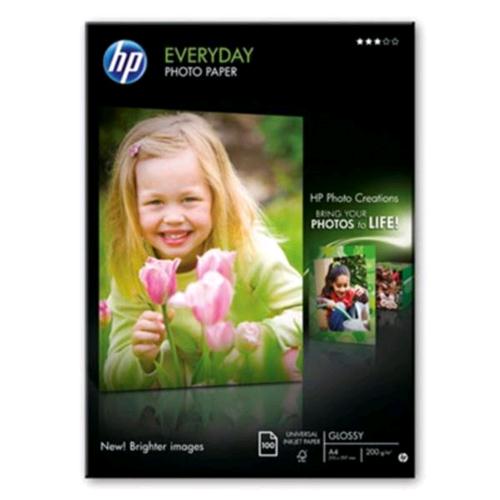 RISMA 100 FG CARTA FOTOGRAFICA HP EVERYDAY PHOTO PAPER LUCIDA A4 200G